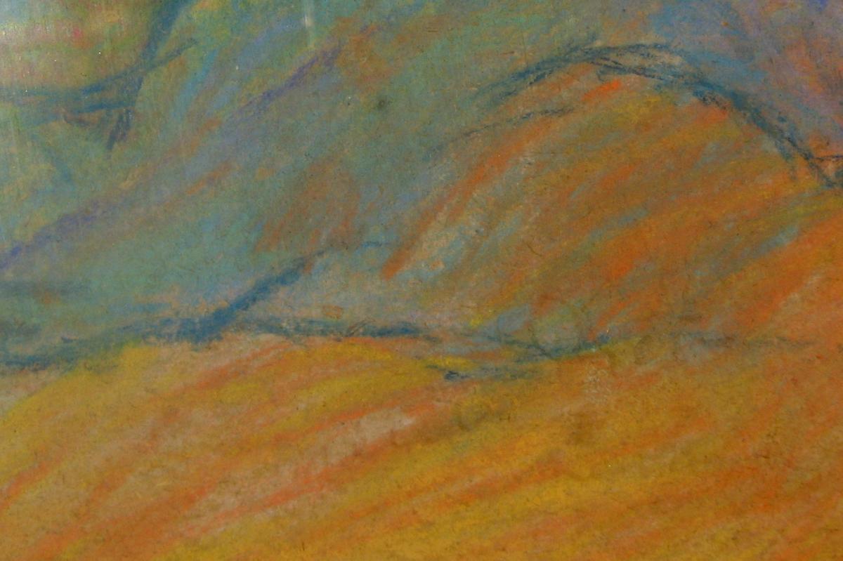 HENRY PRITE : PASTEL "CRIQUE BRETONNE"-photo-4