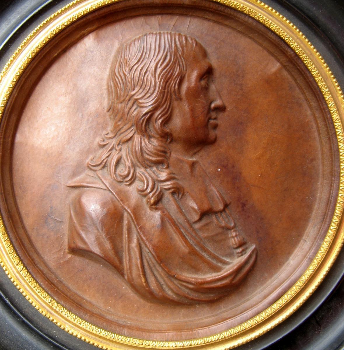 MINIATURE : BAS-RELIEF CUIR-photo-2