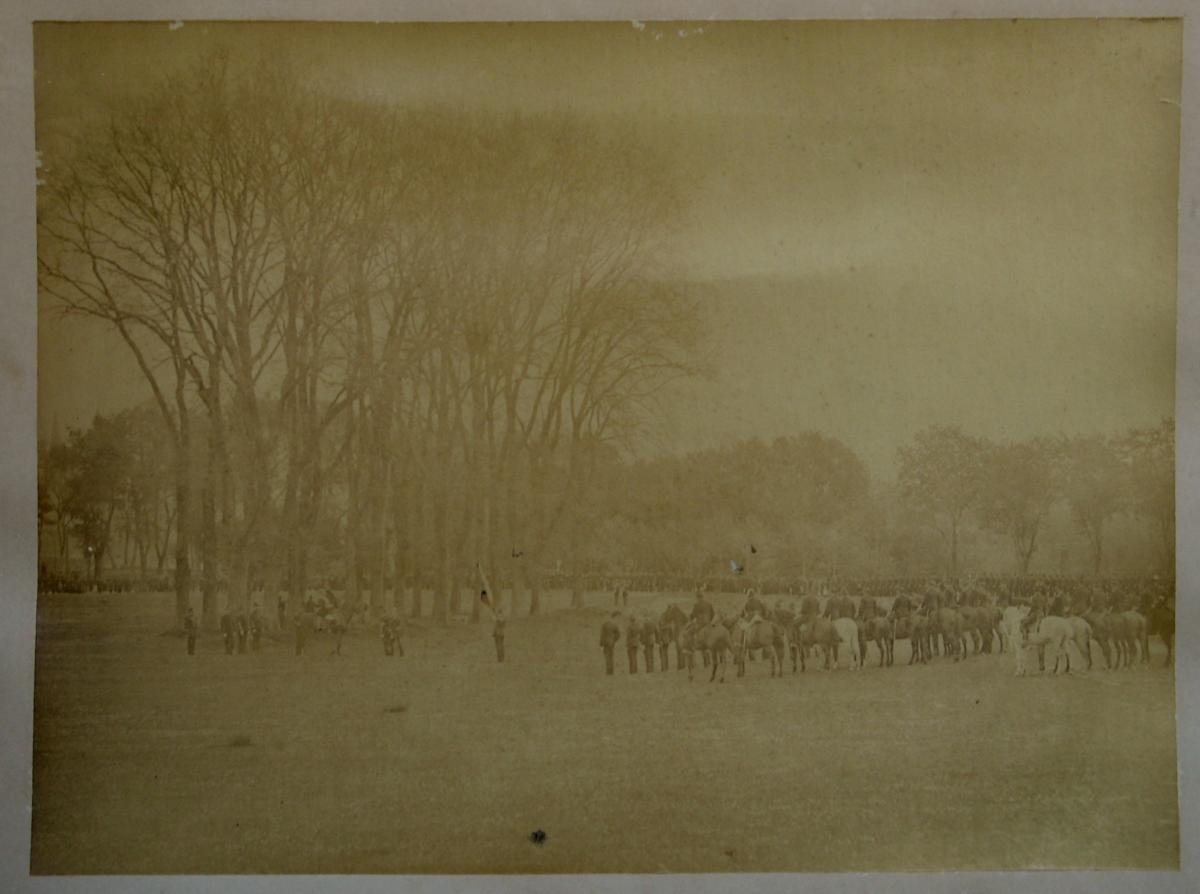 Very Great Photograph 1850 : "military Ceremony" 