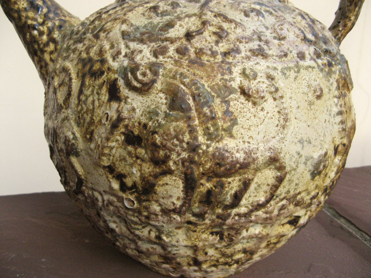 Jasba : "persean Jug With Bouquetins And Lions"-photo-1