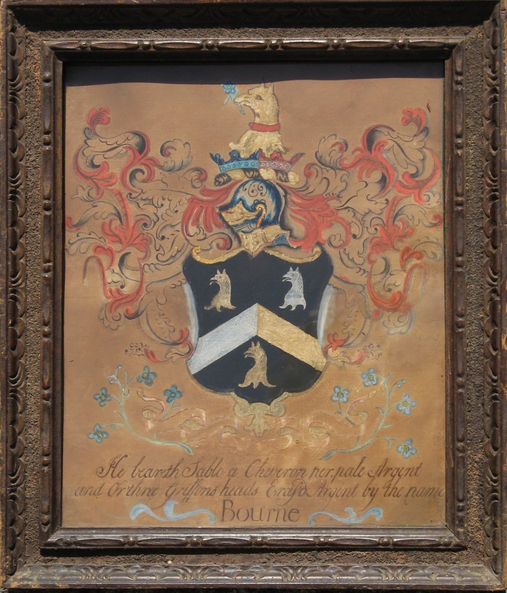 English Lighting XVIIIth : "coat Of Arms Of The Dukes Of Bourne"