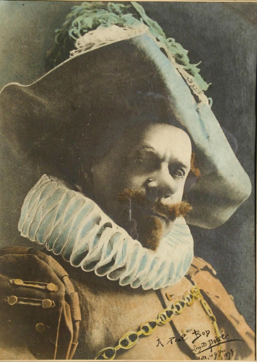 LEOPOLD POIRE : "COQUELIN AINE DANS LE ROLE DE CYRANO DE BERGERAC " 1898