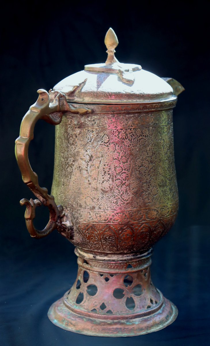 "ancient Big Persian Kettle"-photo-3