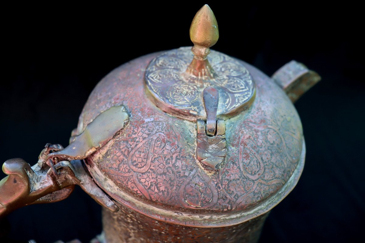 "ancient Big Persian Kettle"-photo-3