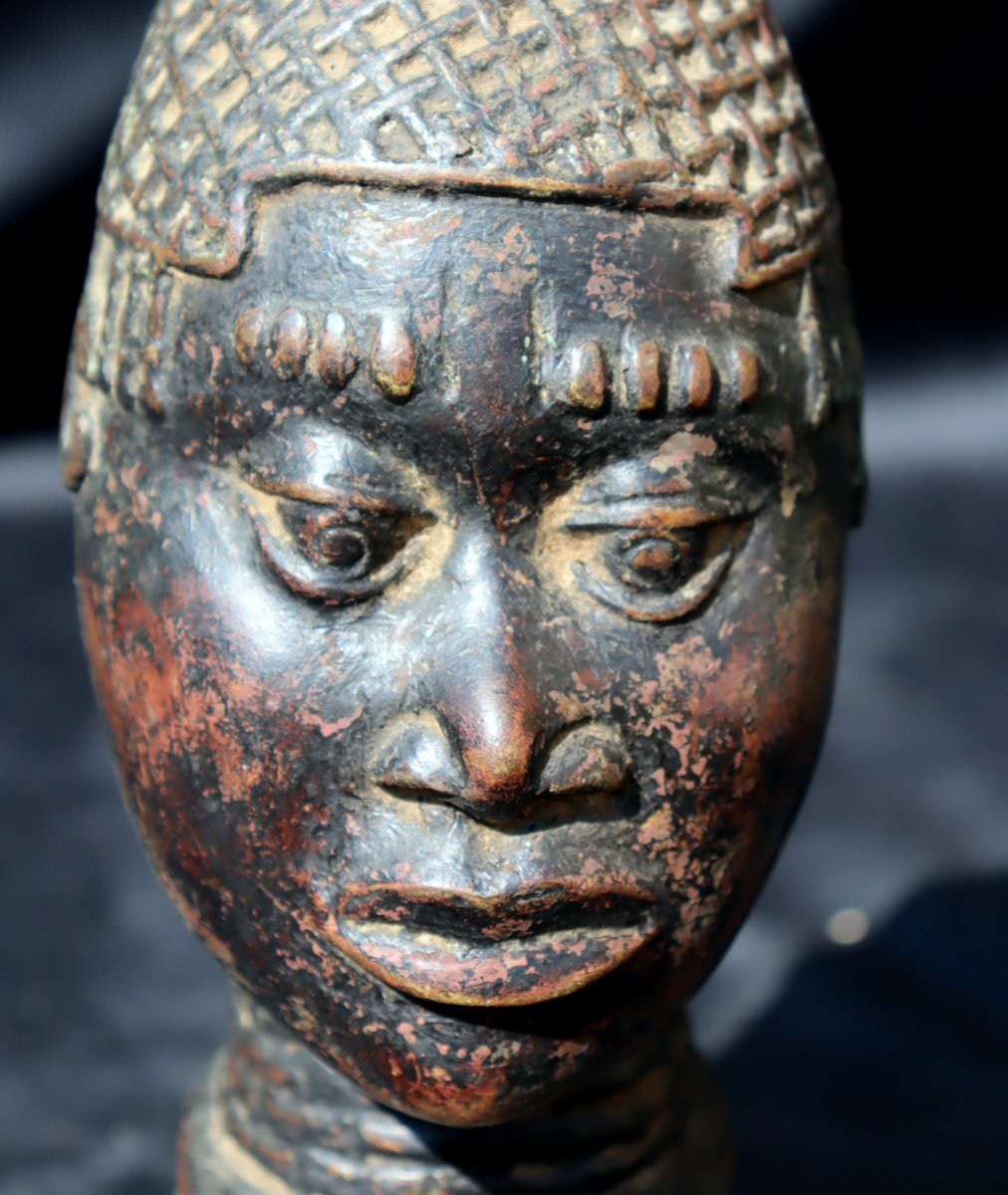 African Bronze : "head Of Ife"-photo-2