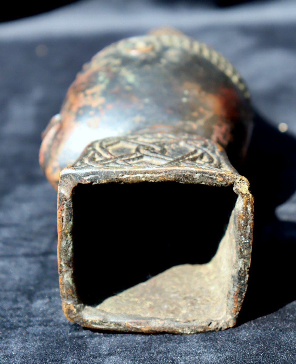 African Bronze : "head Of Ife"-photo-3