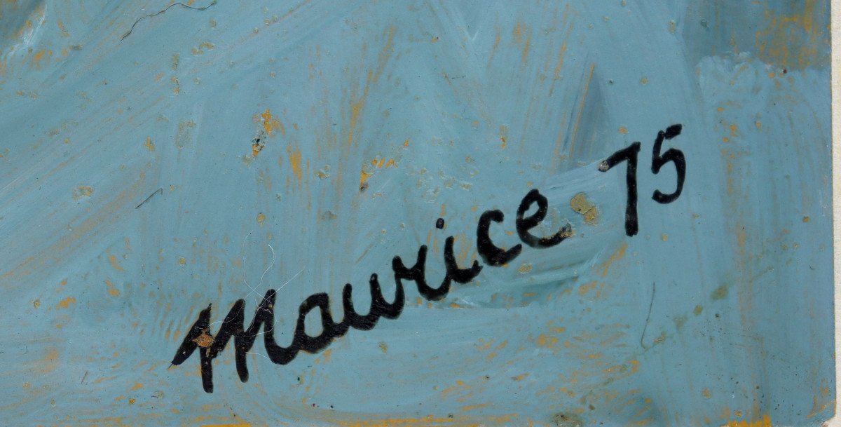 MAURICE (XXe) IX : "LE VISAGE-PLUME 1975"-photo-4