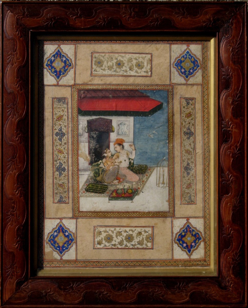 Indian Miniature (delhi Late XVIIIth)