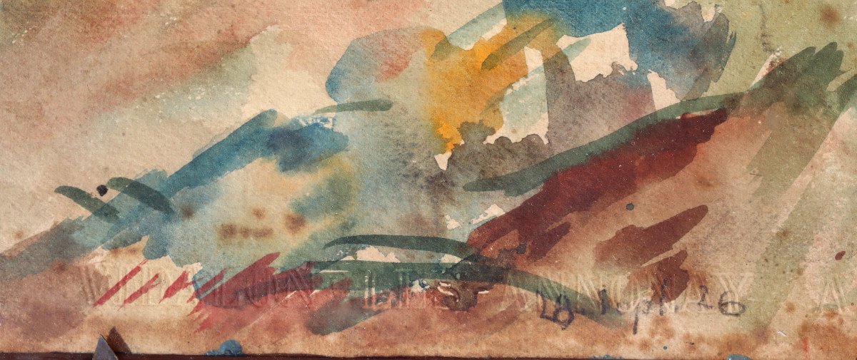 Robert Breitweiser : "expressionist Landscape 1926/27"-photo-4