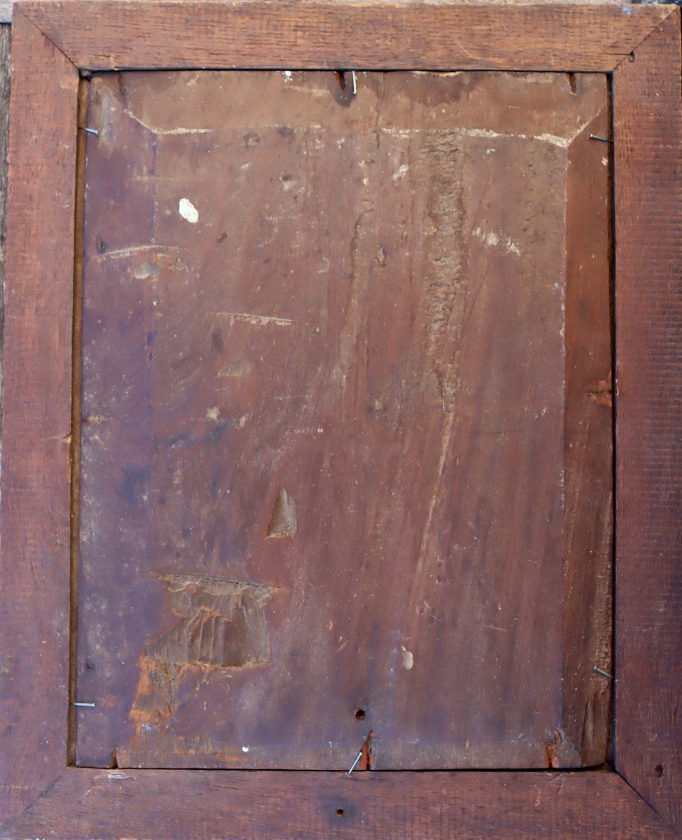 ECOLE FRANCAISE CIRCA 1850/60 : "JEUNE FILLE"-photo-1