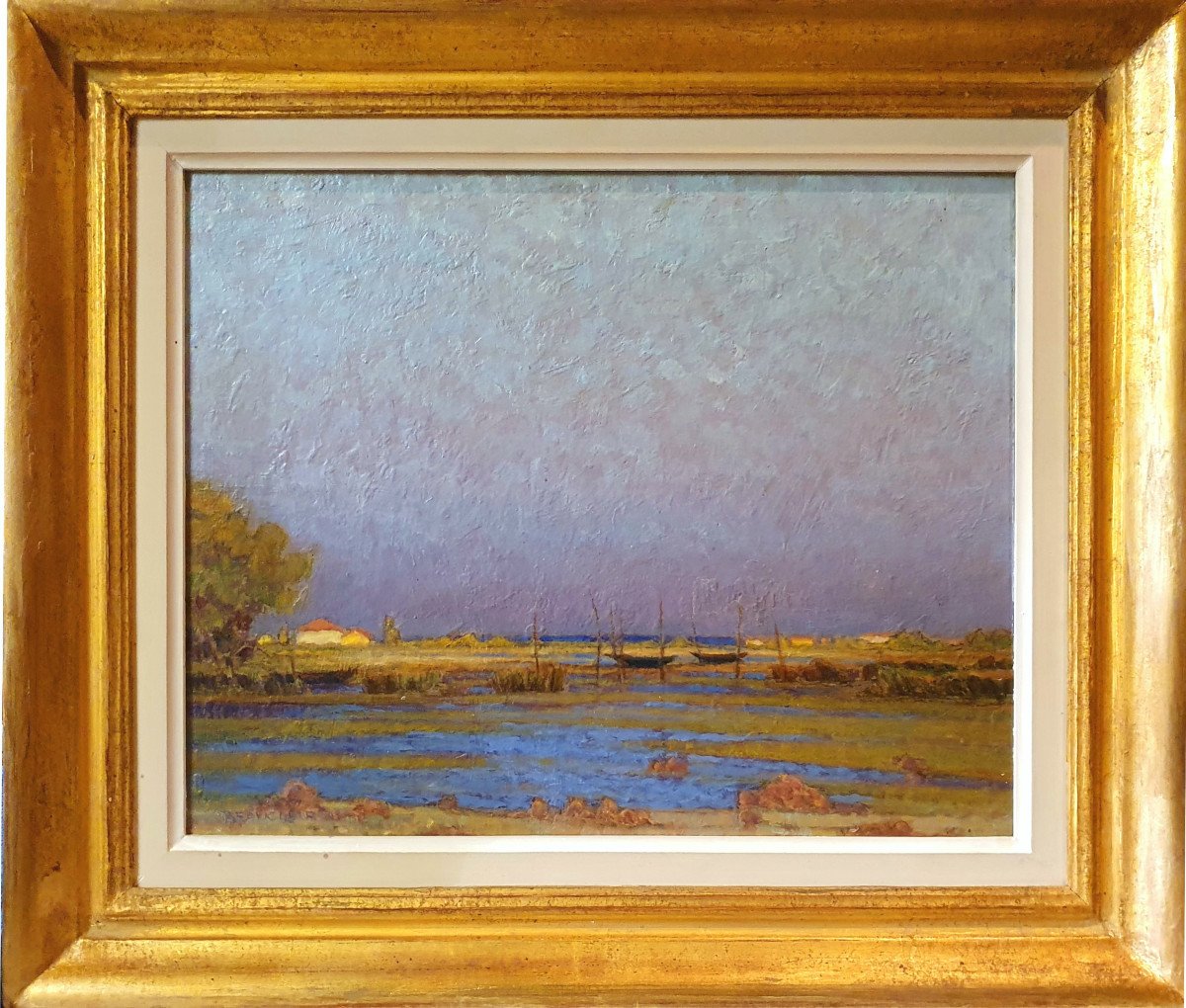 Rene Beauclair : "the Marsh At Cap Ferret"