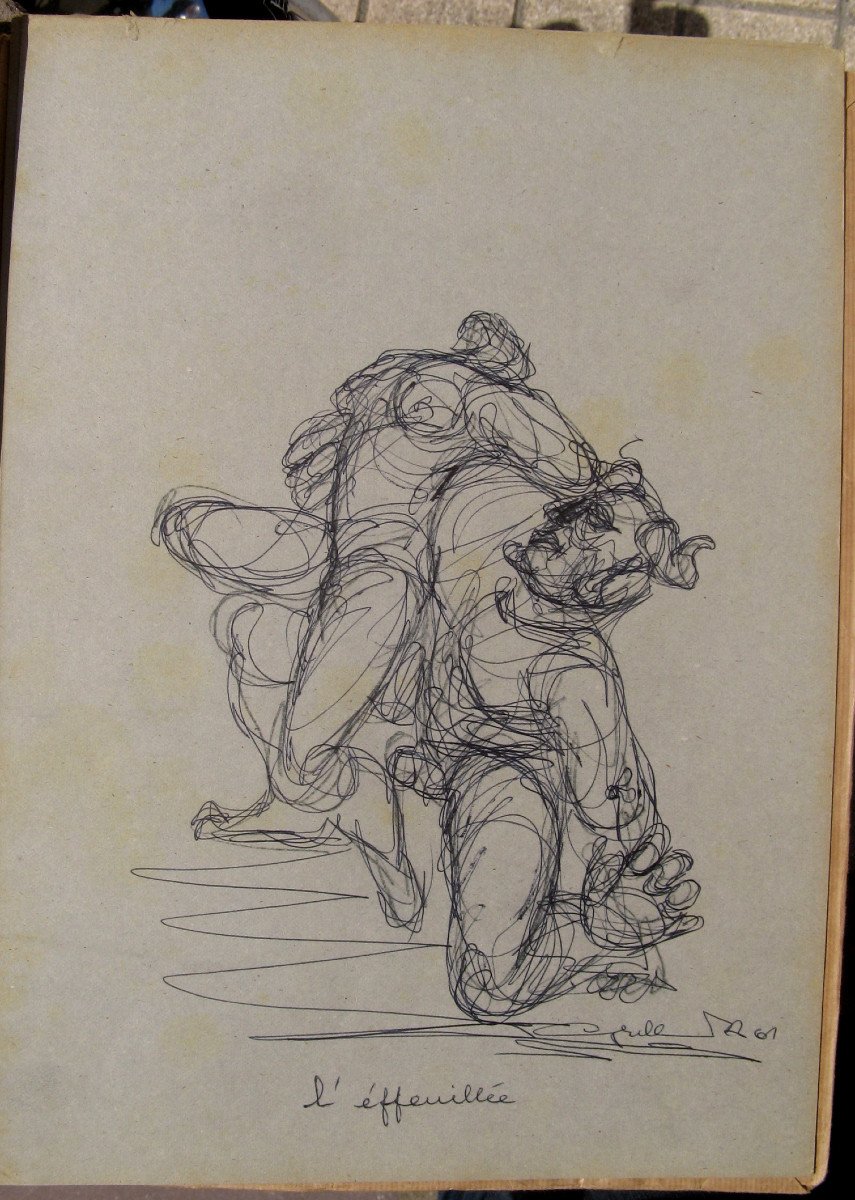 Kama-sutra : "port-folio Of Erotic Drawings"-photo-4