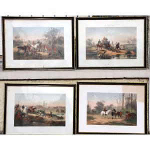 ADOLPHE LEGOUPY EDITEUR : "CHASSES A COURRE"