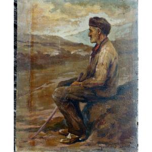 Leon Geille De Saint-leger : "old Shepherd"