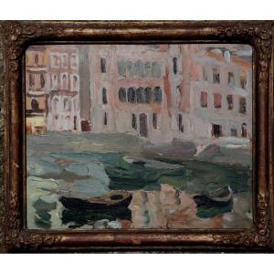 ECOLE FRANCAISE VERS 1930 : « SAINT-JEAN DE LUZ »