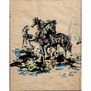 CONTI : « LES CHEVAUX I »
