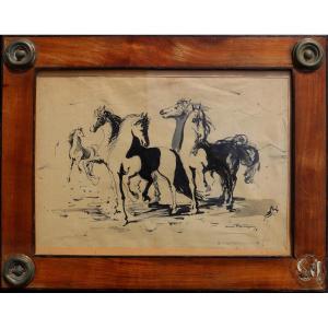 CONTI : « LES CHEVAUX II »
