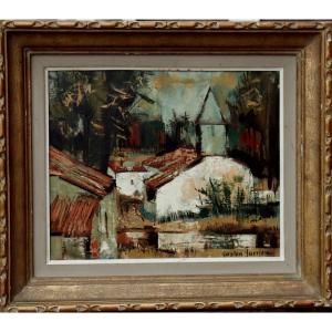 Gaston Larrieu : "the Chapel Of Gourby In Riviere (landes)"