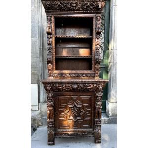 BUFFET/DRESSOIR PARTIELLEMENT RENAISSANCE