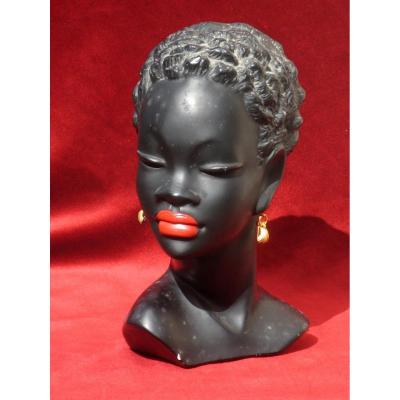 Plaster 1950: The Young Black Earrings