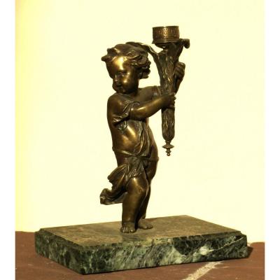 Bambin Bronze Torch Holder