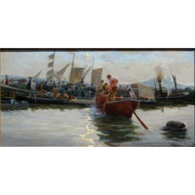 Ignacio Ugarte Bereciartu : "bay Of Bilbao" 1901