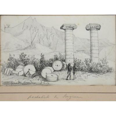 Achille Fouquier (1817-1895?) 11 : Ruins In Smyrne
