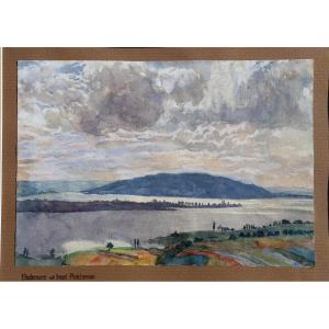 A. HOFERLAND : "L'ÎLE DE REICHENAU SUR LE LAC DE CONSTANCE"