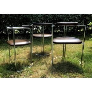 SERIE DE TROIS FAUTEUILS 