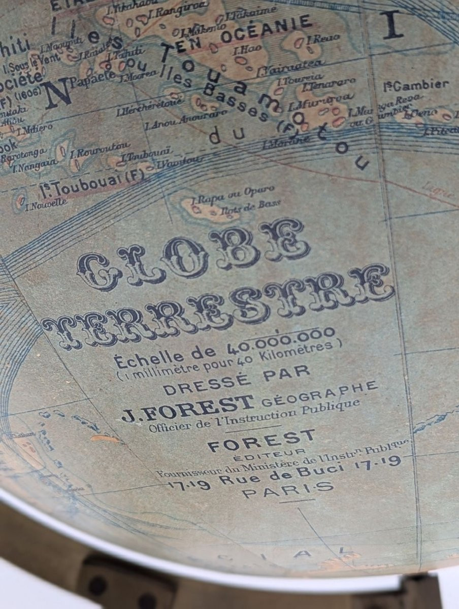 GLOBE TERRESTRE  J. FOREST-photo-3