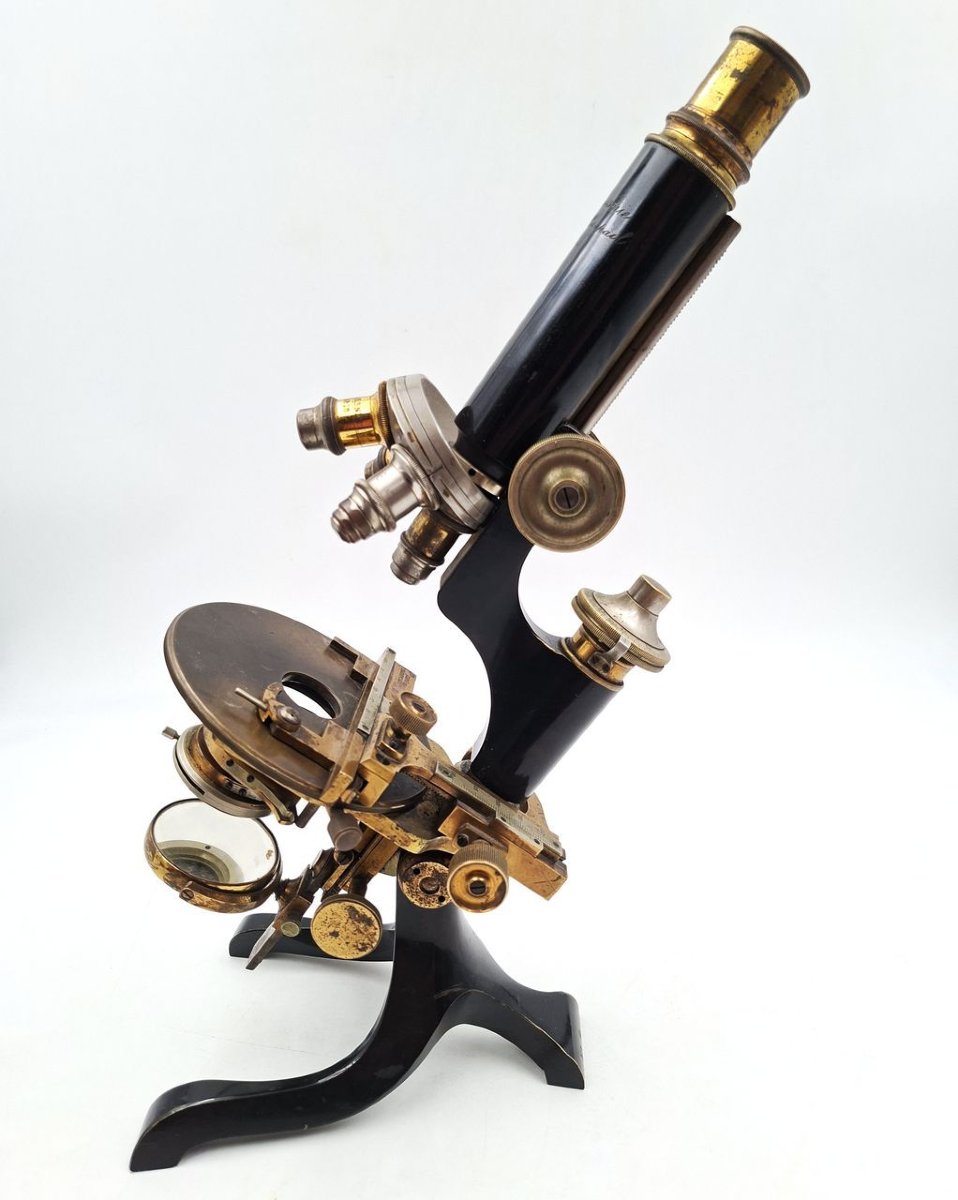 MICROSCOPE DE VOYAGE PORTATIF STIASSNIE-photo-2