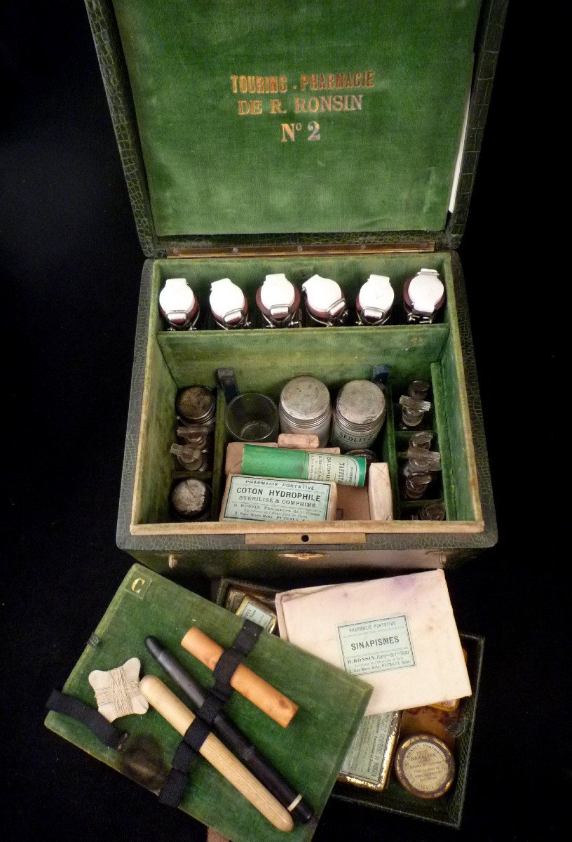 Portable Travel Pharmacy Circa 1910-1930