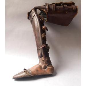 Leg Prosthesis With Wooden Foot