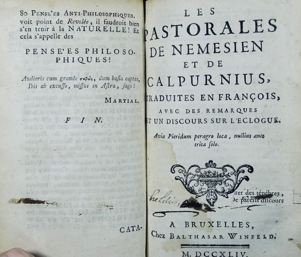 [DOUAZAC - ALLAMAND - MAIRAULT] Receuil de plusieurs textes du 18ème siècle. 1753.-photo-8