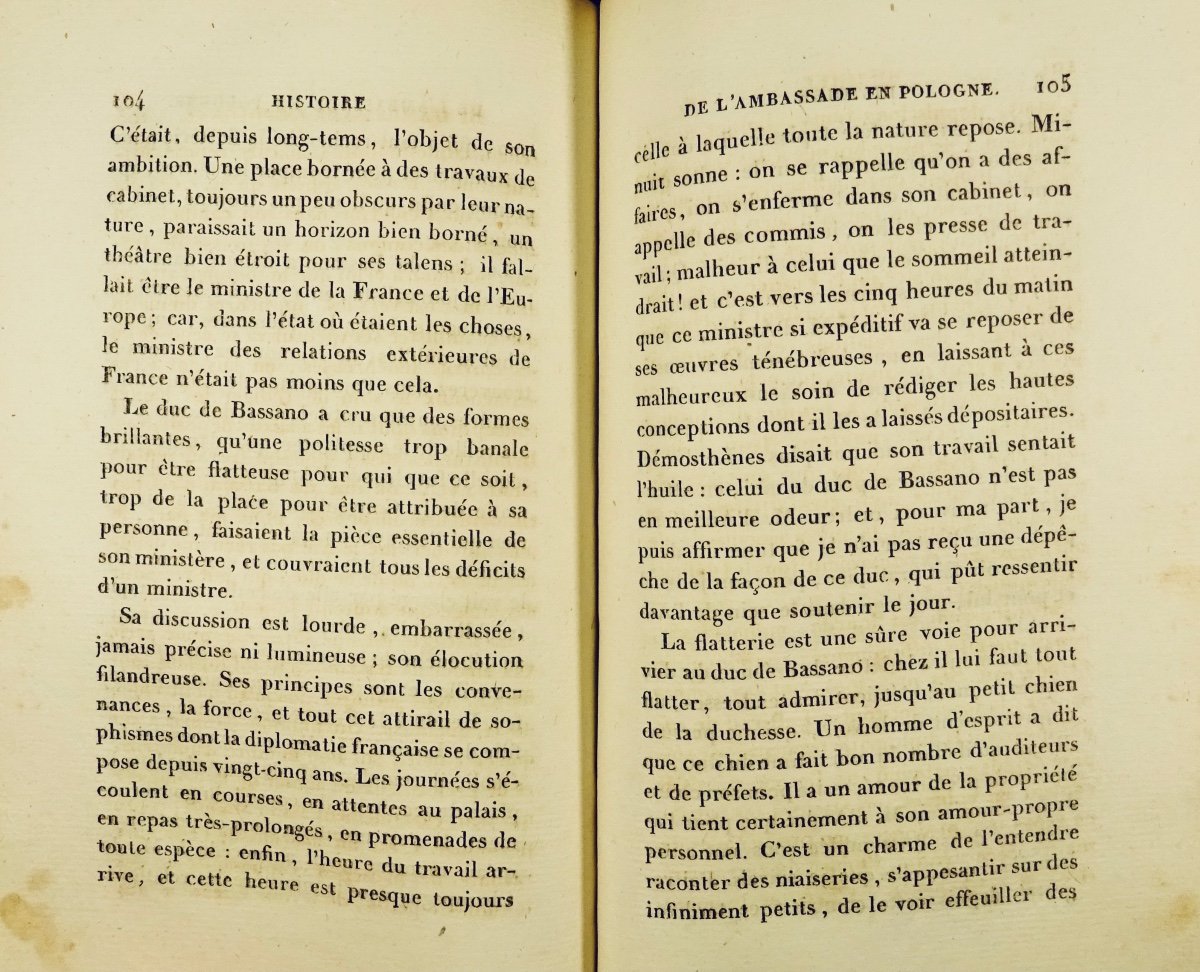 Dufour De Pradt - History Of The Embassy In The Grand Duchy Of Warsaw In 1812. Chez Pillet.-photo-4