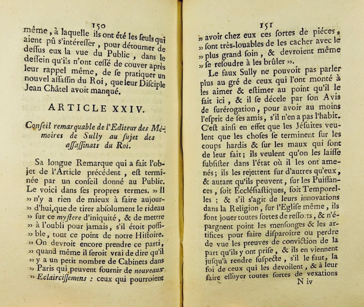 Giujet, Petit De Montempuis - Supplement To The Memoirs Of Sully. 1762.-photo-3