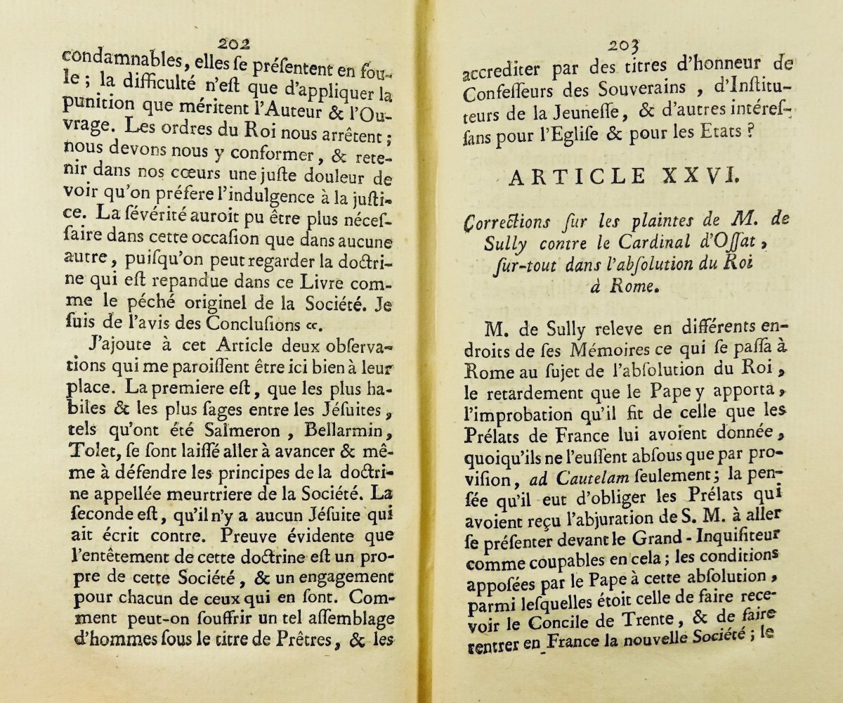 GIUJET, PETIT DE MONTEMPUIS - Supplément aux mémoires de Sully.  1762.-photo-5