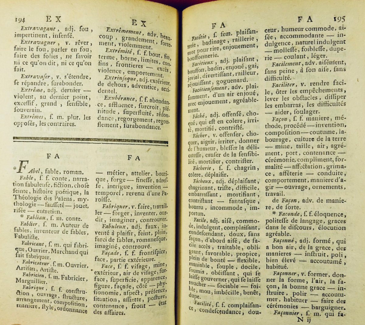 Givoy (timothée De) - French Dictionary Of Synonyms. Paris, Chez Saillant, 1768.-photo-2