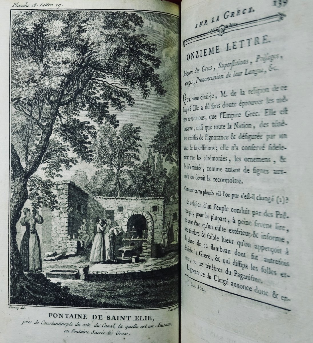 GUYS - Voyage littéraire de la Grèce ou lettres sur les grecs anciens et moderne. 1776.-photo-3