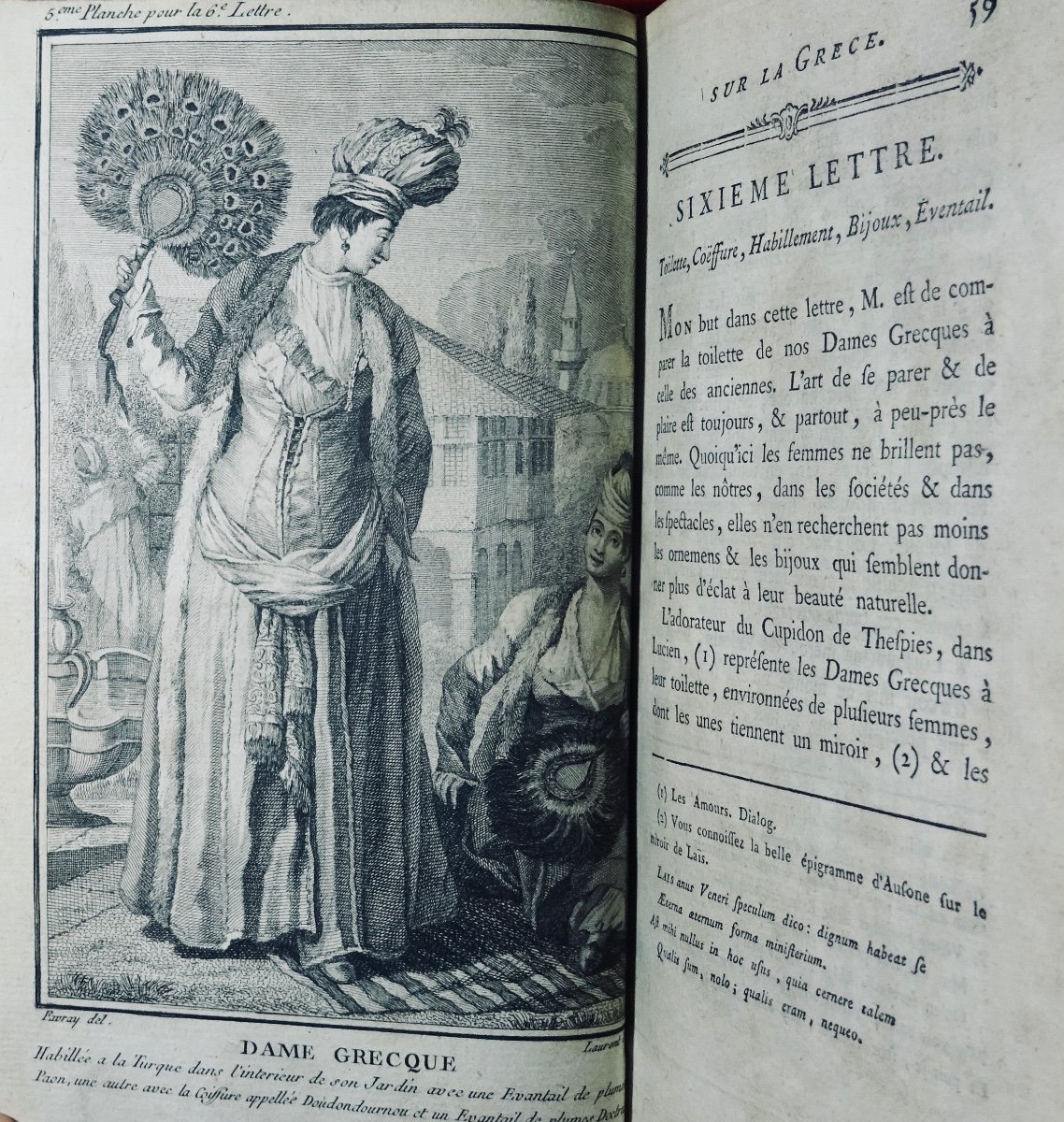 GUYS - Voyage littéraire de la Grèce ou lettres sur les grecs anciens et moderne. 1776.-photo-4