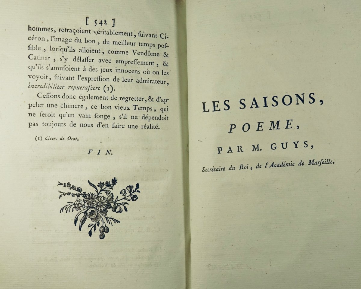 GUYS - Voyage littéraire de la Grèce ou lettres sur les grecs anciens et moderne. 1776.-photo-8