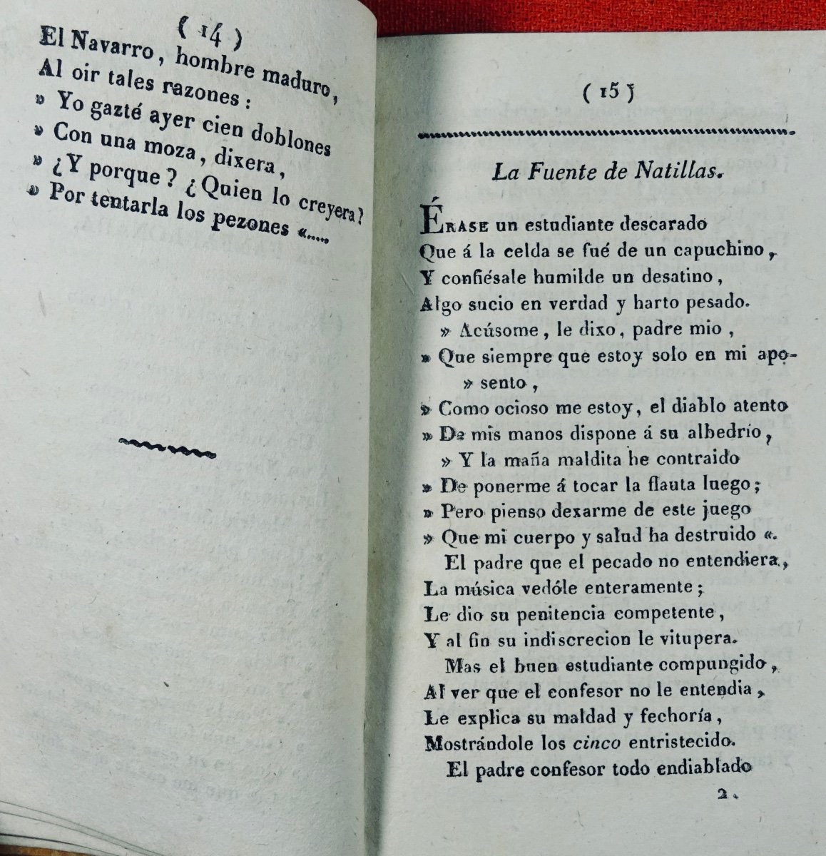 Hermenegildo De Las Torres (don Tomas) - Cuentos On Verso Castellano. Madrid, Se, 1821.-photo-4