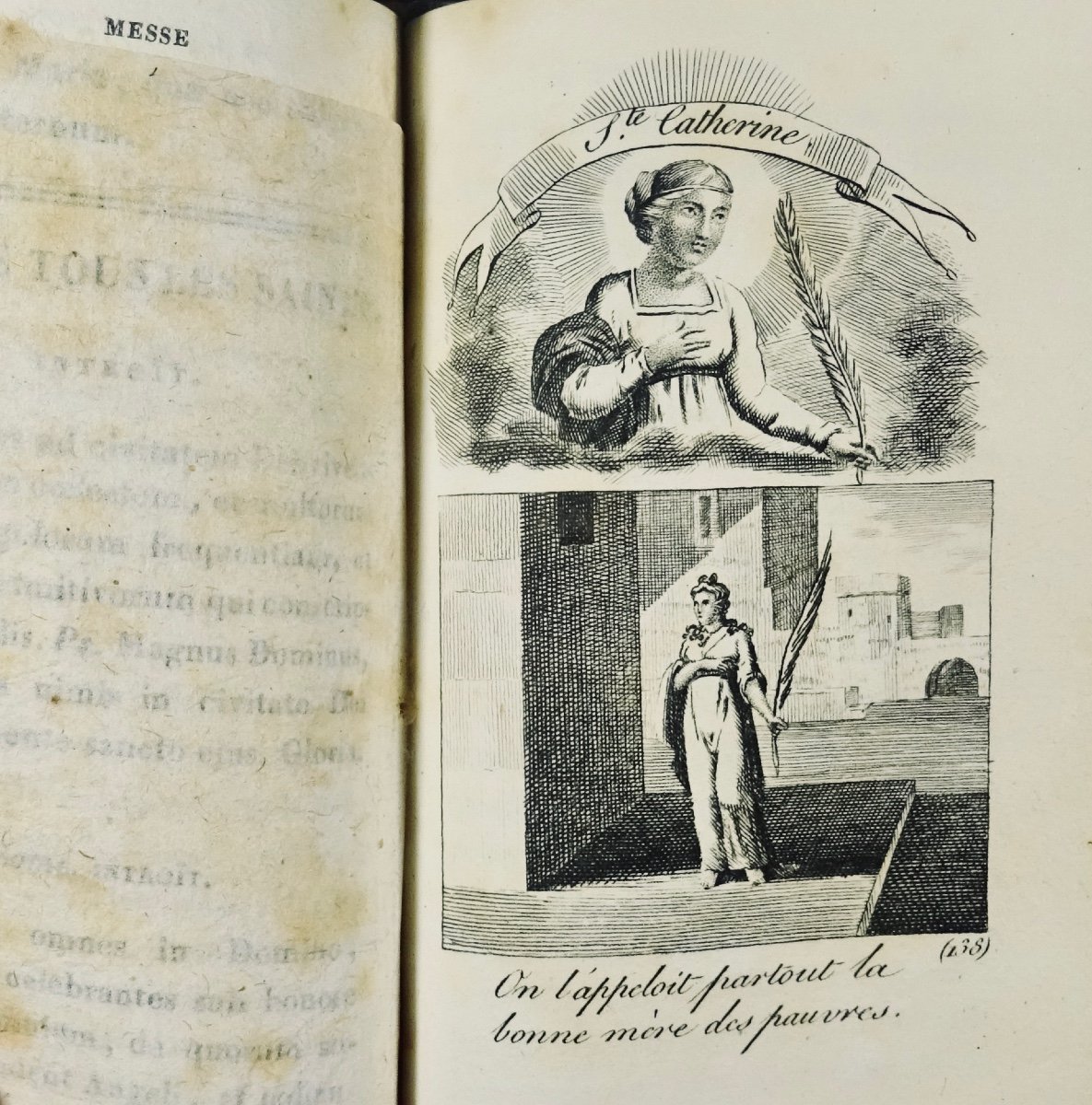 LIVRE RELIGIEUX - Petites heures des dames. Chez Saintin, vers 1820.-photo-5
