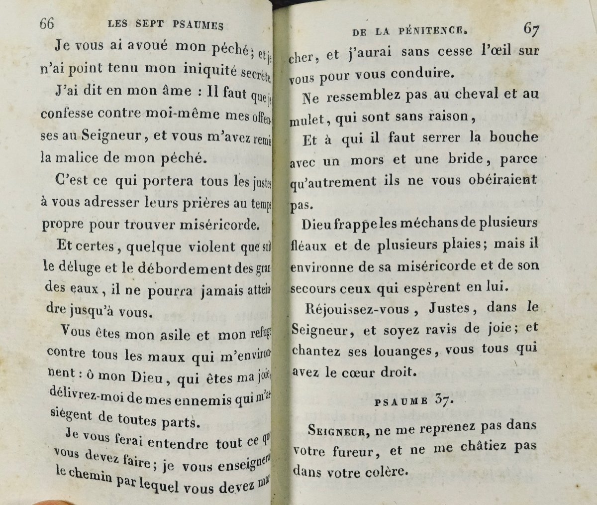 LIVRE RELIGIEUX - Petites heures des dames. Chez Saintin, vers 1820.-photo-7