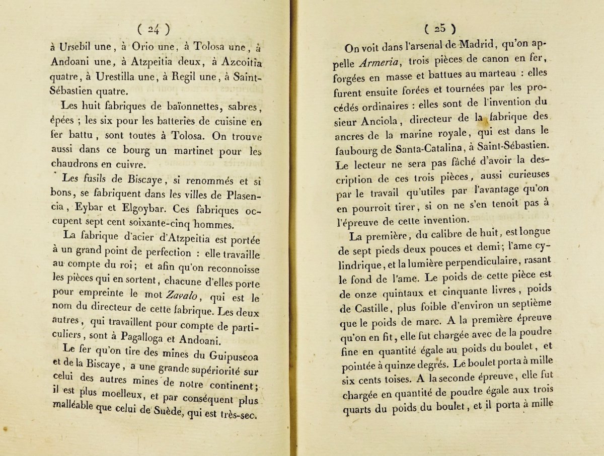 MARCILLAC (Louis de) - Aperçus sur la Biscaye, les Asturies et la Galice... Le Normant, 1807.-photo-7