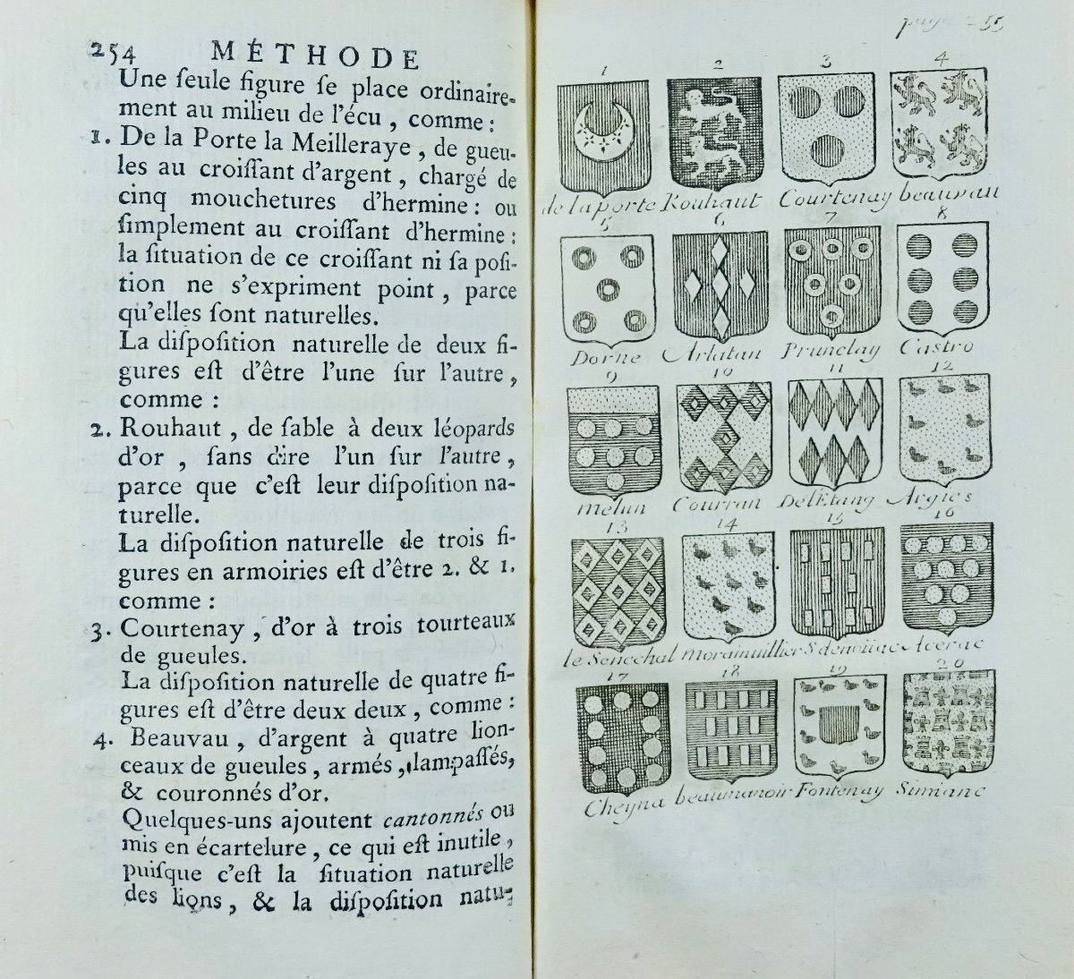 MENESTRIER - La nouvelle méthode raisonnée du blason. Chez Bruyset Ponthus, 1754.-photo-6