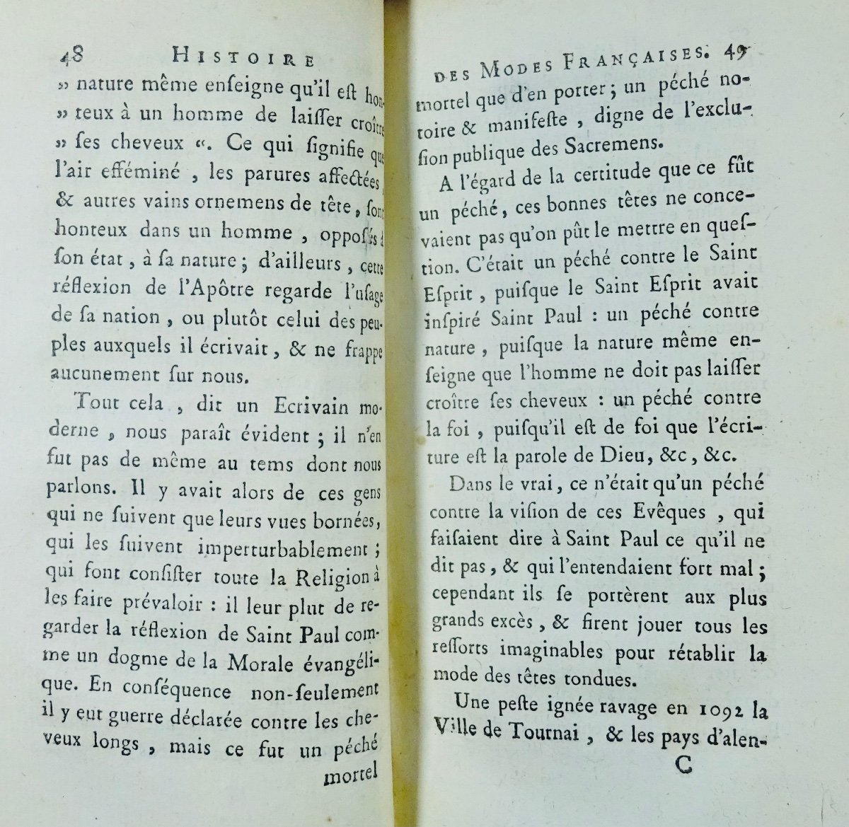 [MOLÉ] - Histoire des modes françaises ou révolutions du costumes en France. Costard, 1773.-photo-3