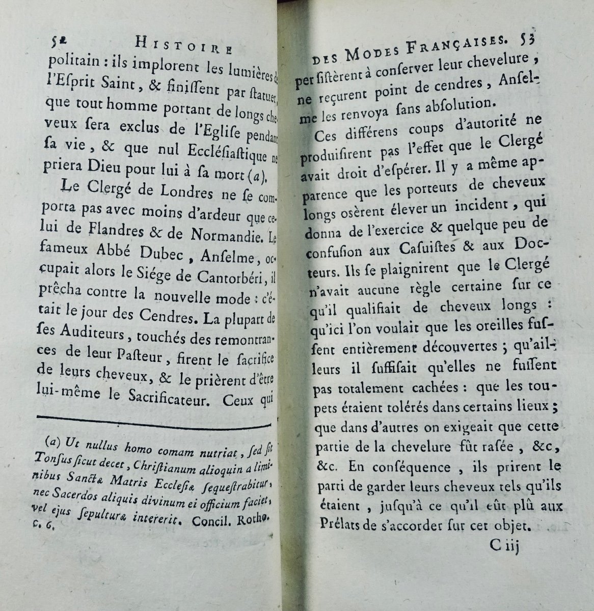 [MOLÉ] - Histoire des modes françaises ou révolutions du costumes en France. Costard, 1773.-photo-7