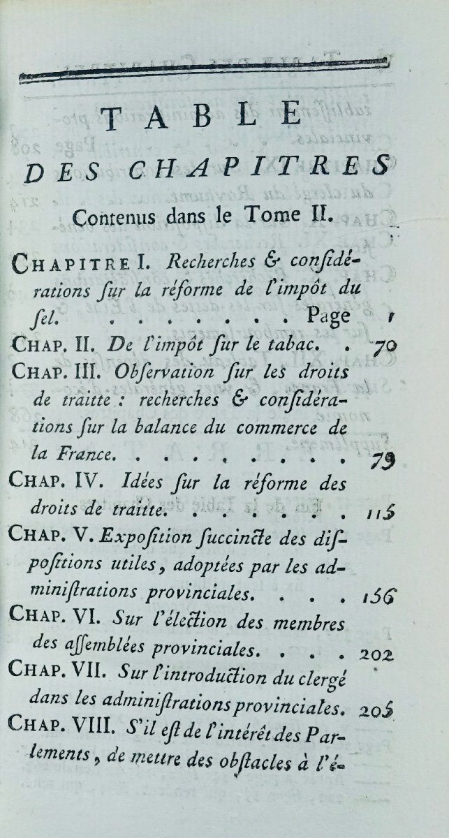 NECKER - De l'administration des finances de la France. 1785, reliure de l'époque.-photo-4