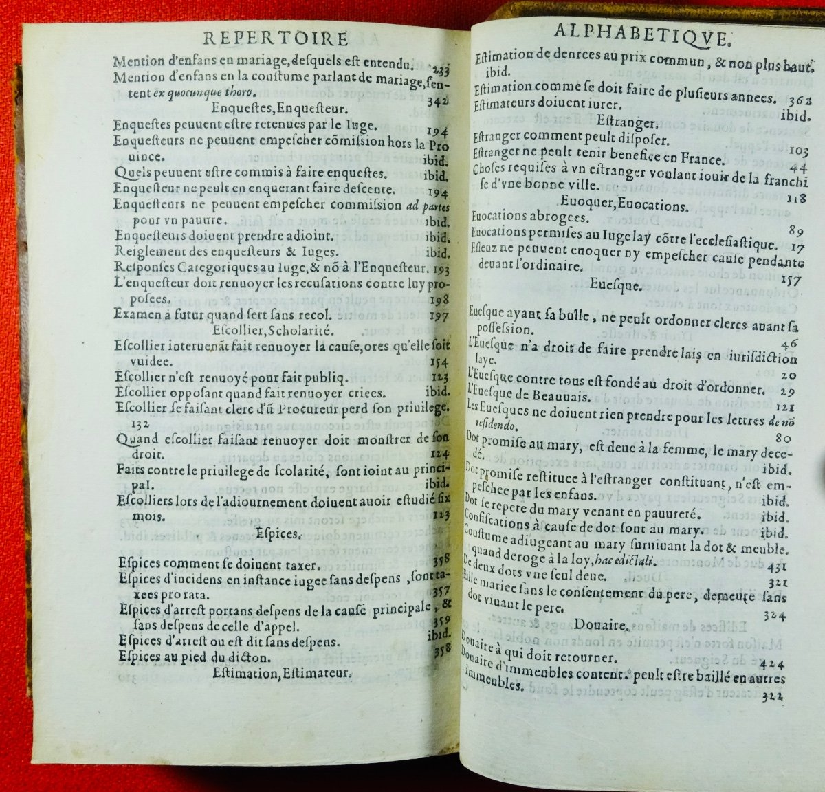 PAPON (Jean) - Recueil d'arrestz notables des courts souveraines de France. Cavellat, 1566.-photo-5